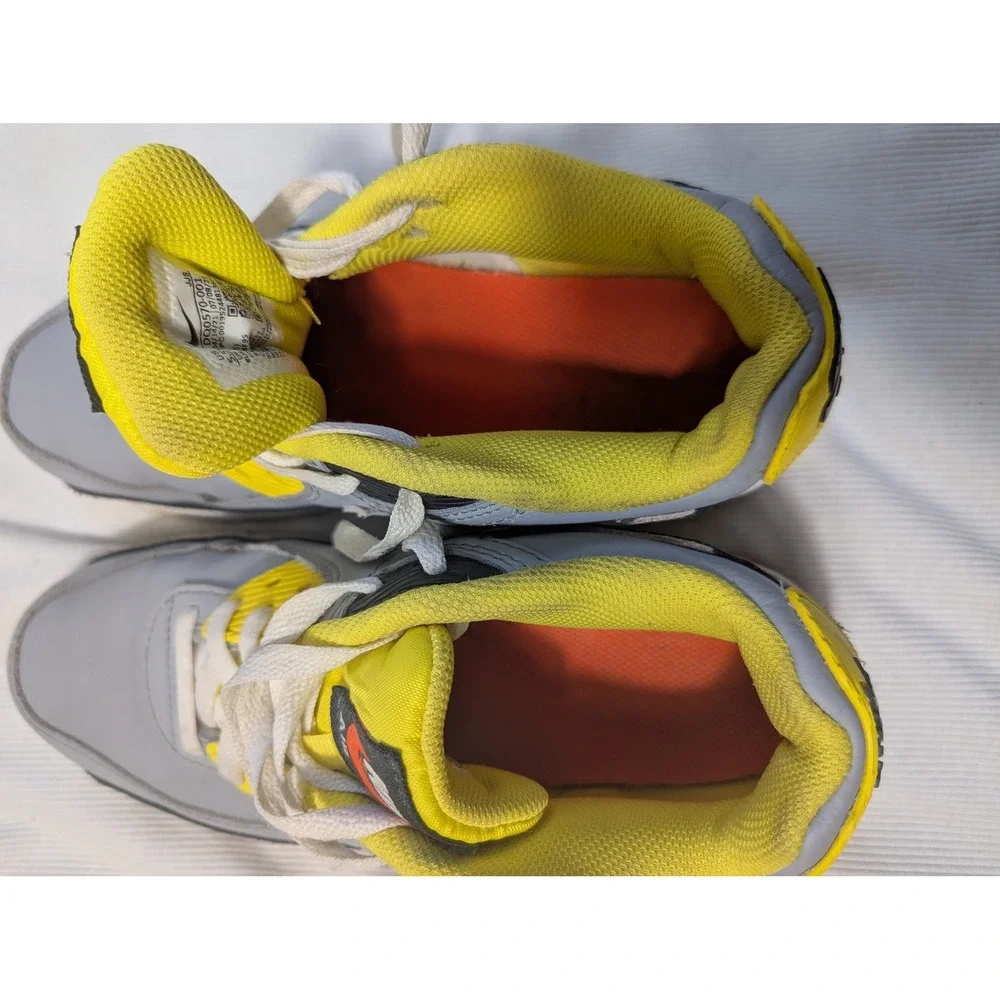 Nike Air Max 90 Go‎ The Extra Smile Kids Shoes Grey Yellow Black DO5862-001
